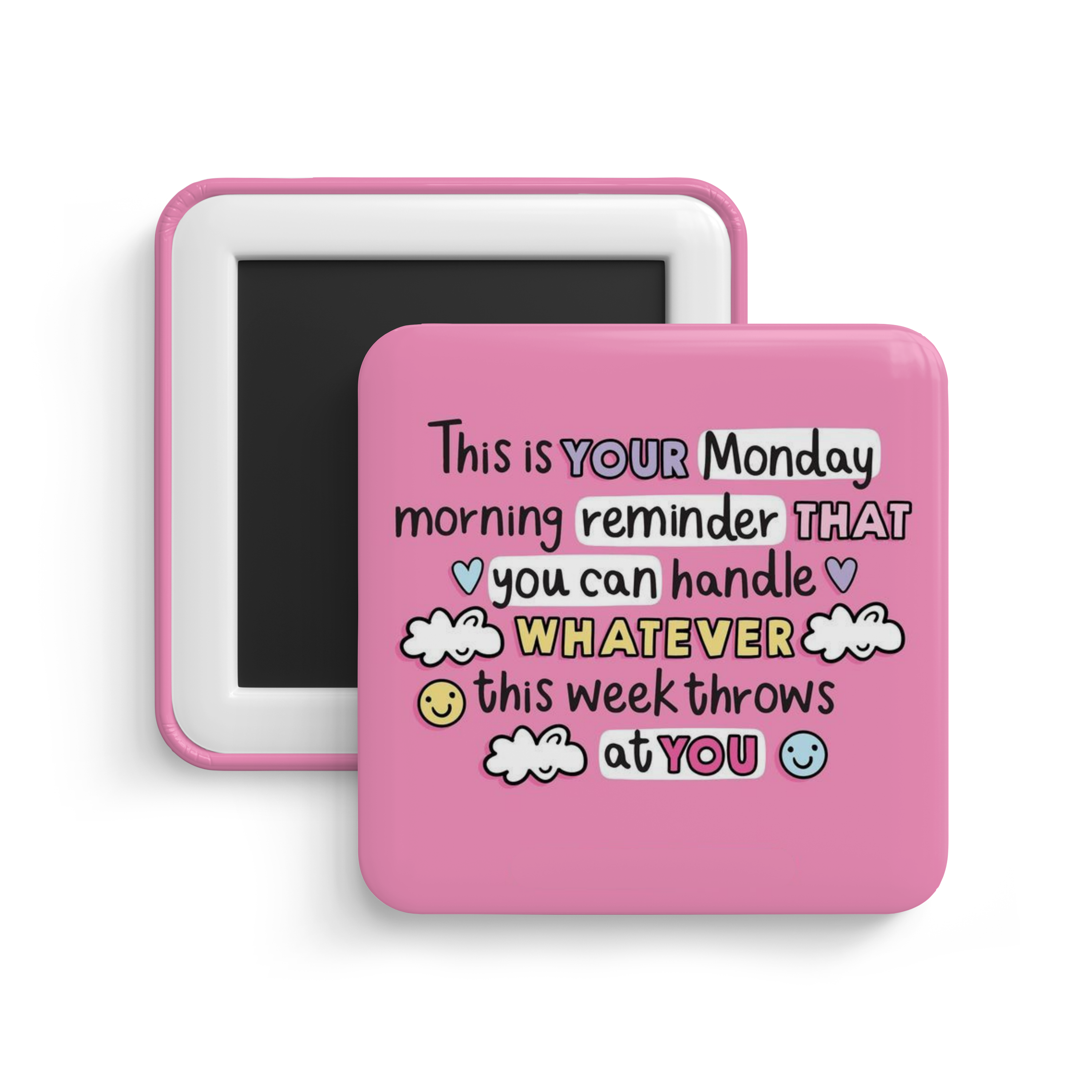 Monday M Reminder Fridge Magnet