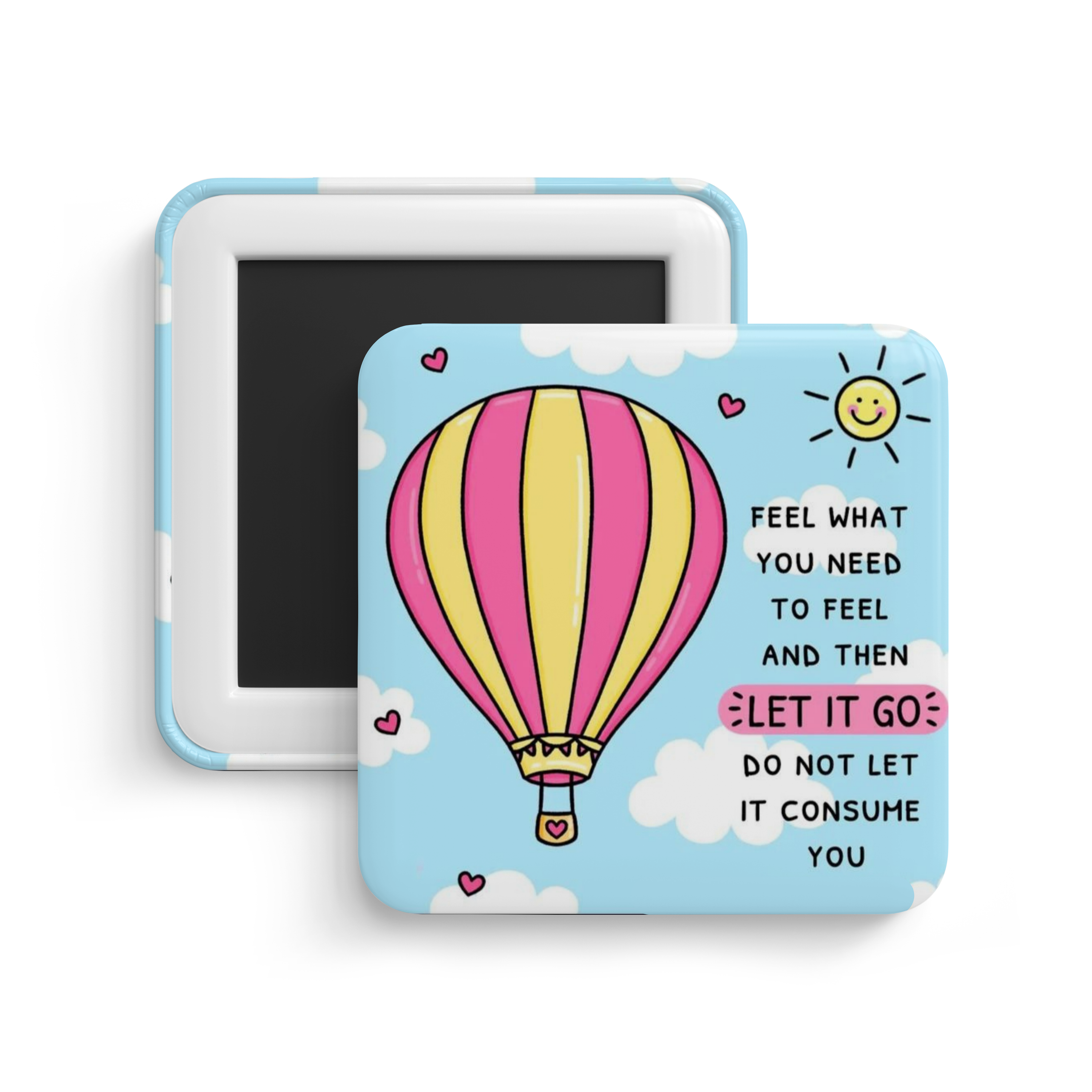 Release and Rise Fridge Magnet