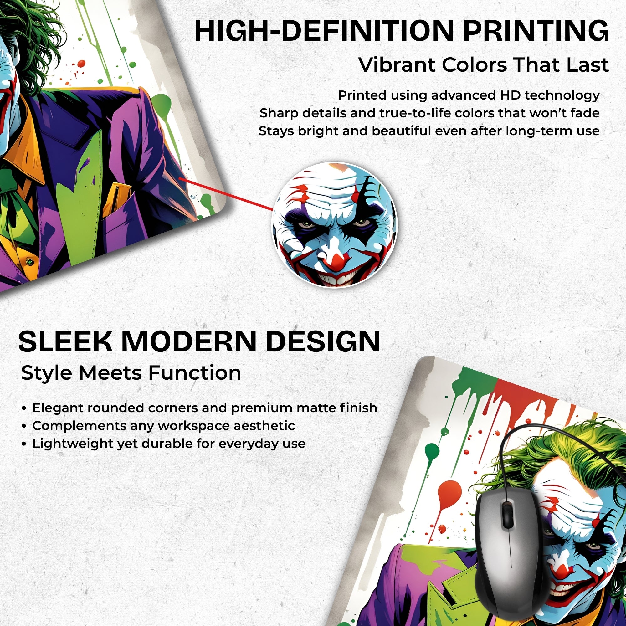 Joker – Dark Laugh Mouse Pad