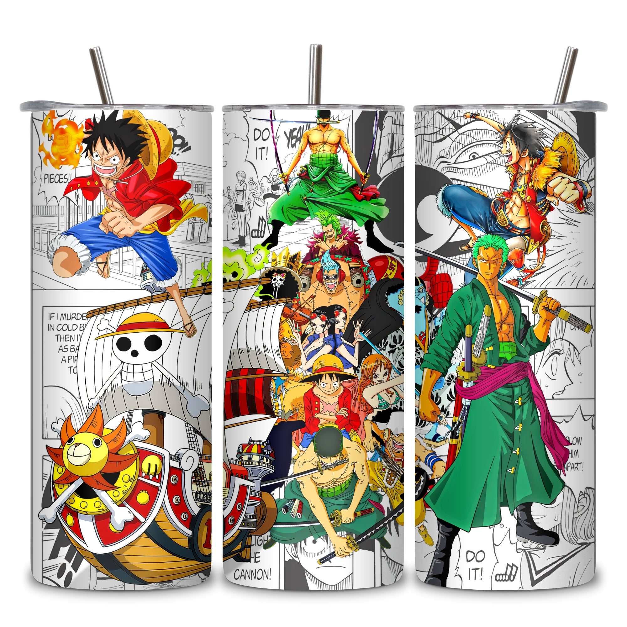 One Piece Themed Stainless Steel Vacuum Insulated Tumbler