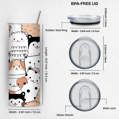 Animal Lover  Stainless Steel Vacuum Insulated Tumbler