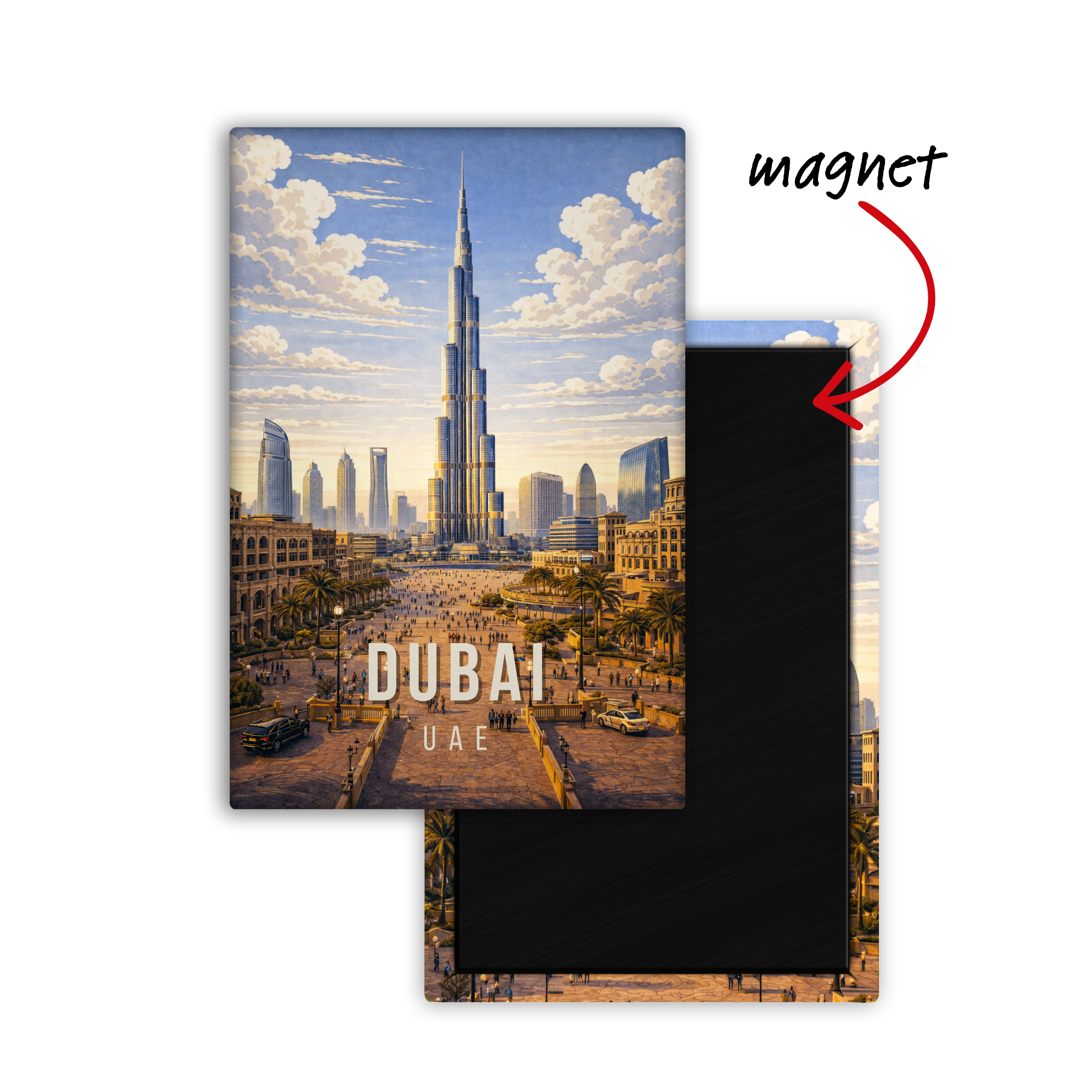 Tales from Dubai, UAE  - Fridge Magnet