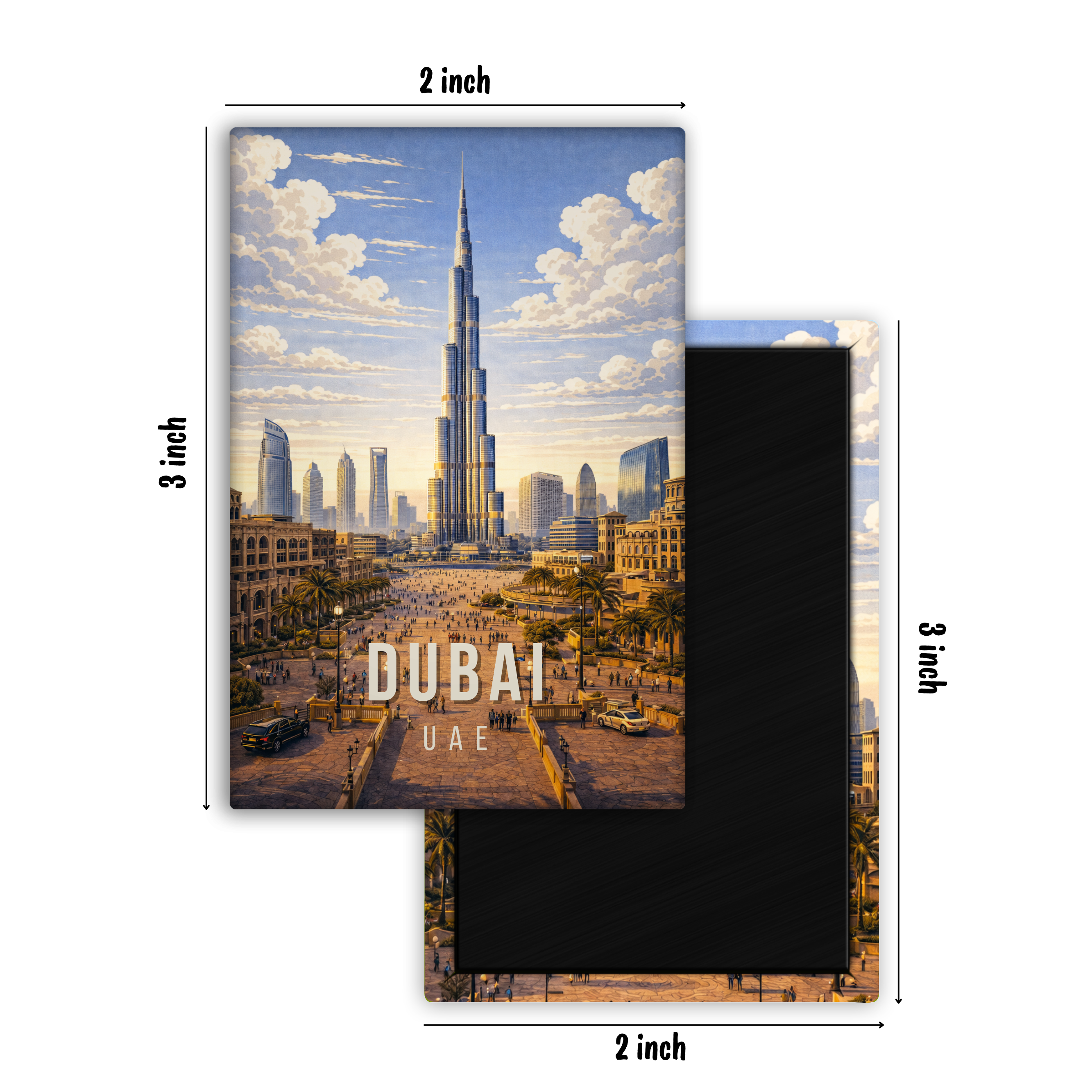 Tales from Dubai, UAE  - Fridge Magnet