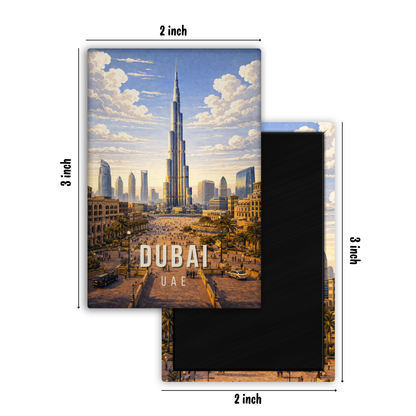 Tales from Dubai, UAE  - Fridge Magnet