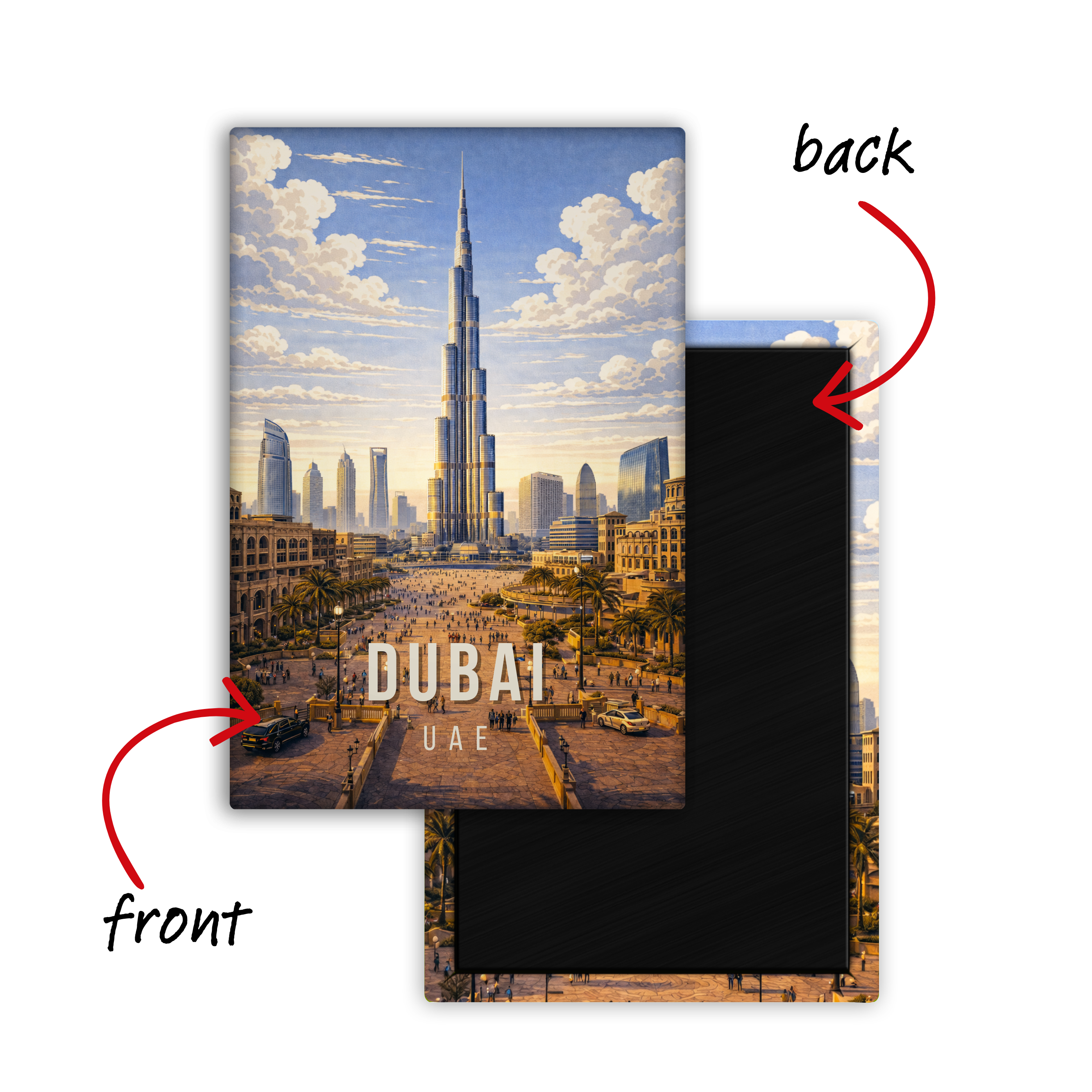 Tales from Dubai, UAE  - Fridge Magnet