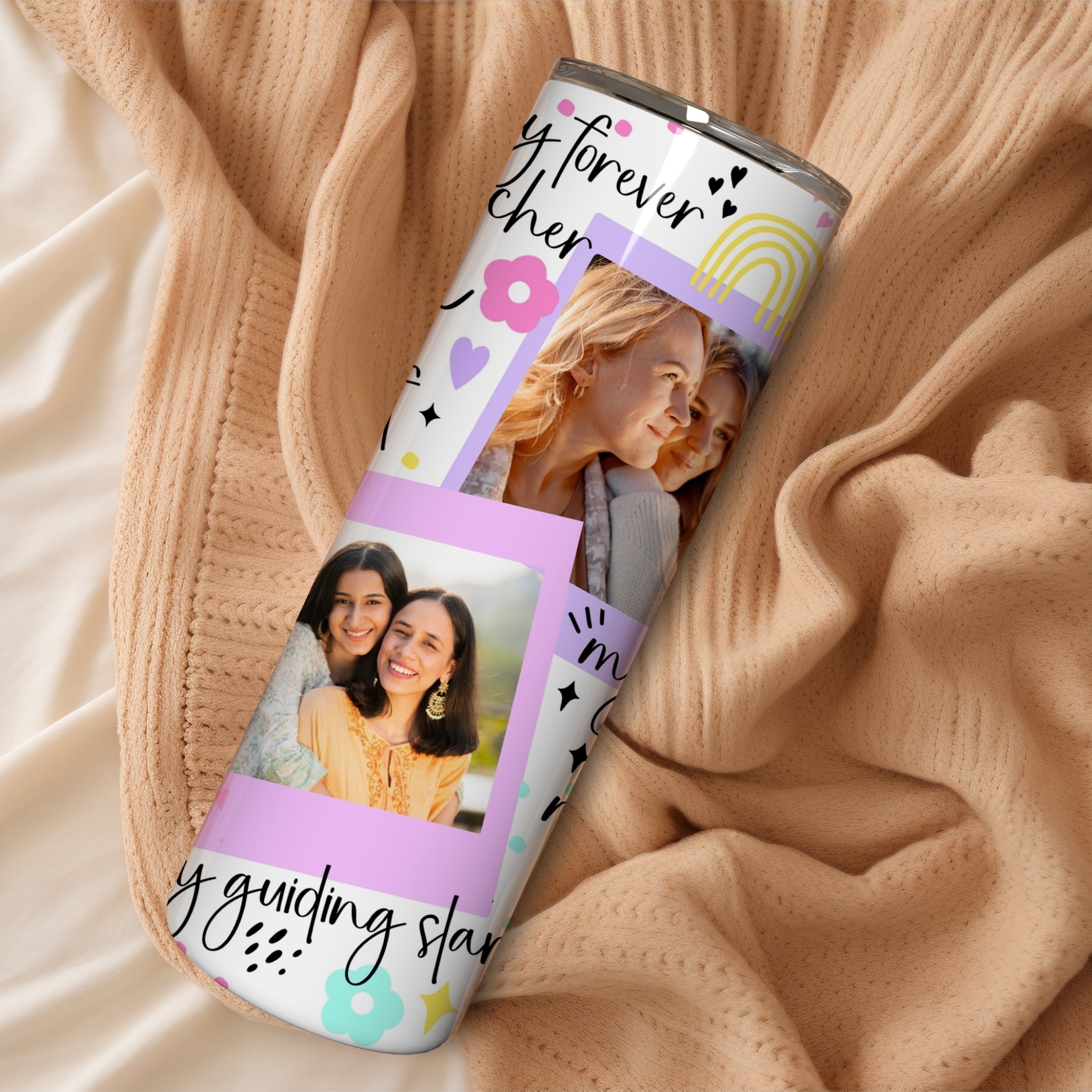 Mom Photo Personalised Kids Stainless Steel Vacuum Insulated Tumbler