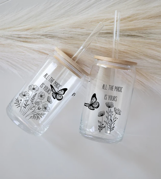 All The Magic Is Yours - Glass Tumbler