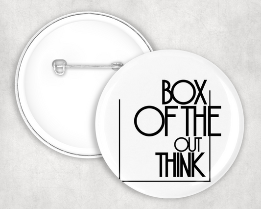 Think Outside The Box 2 Button Badge