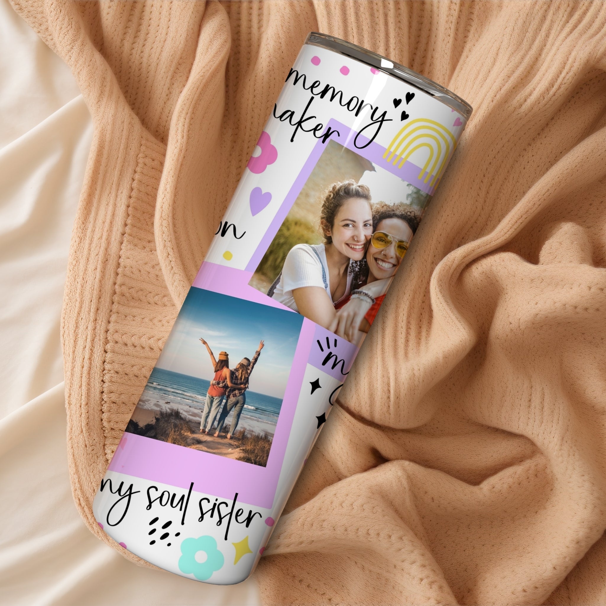 Bestie Photo Personalised Kids Stainless Steel Vacuum Insulated Tumbler