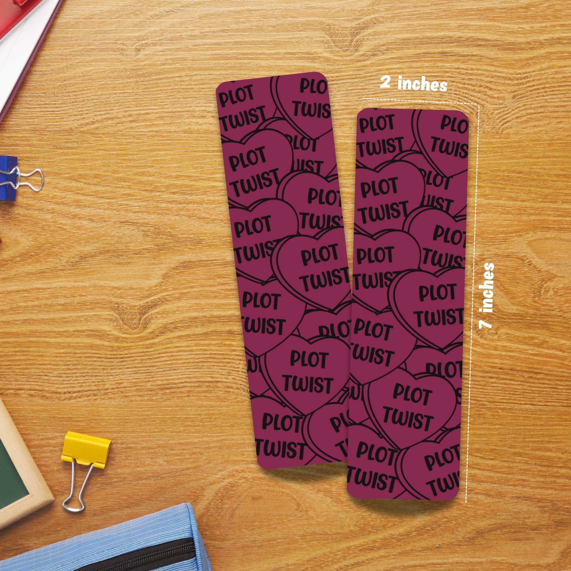 Book Lover Laminated Bookmark