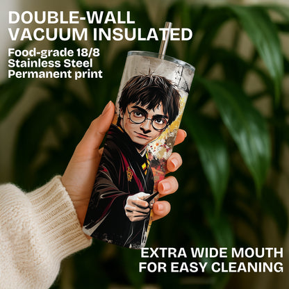 Potter head Themed Stainless Steel Vacuum Insulated Tumbler