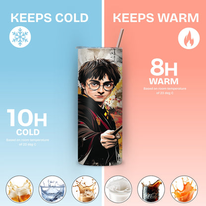 Potter head Themed Stainless Steel Vacuum Insulated Tumbler