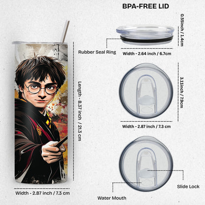 Potter head Themed Stainless Steel Vacuum Insulated Tumbler