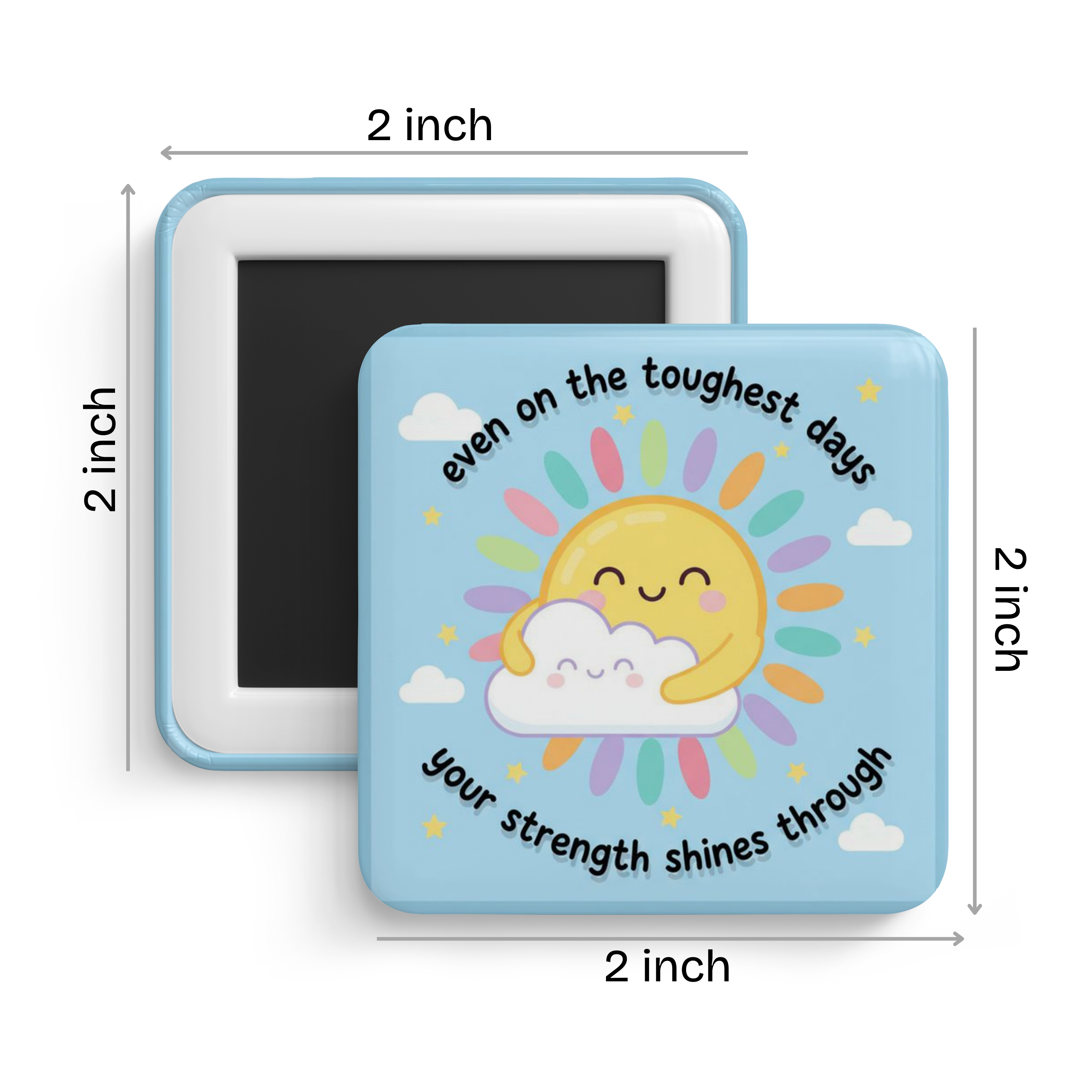 Unstoppable Spirit Fridge Magnet