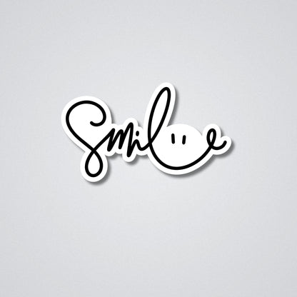 Smile Vinyl Waterproof Sticker