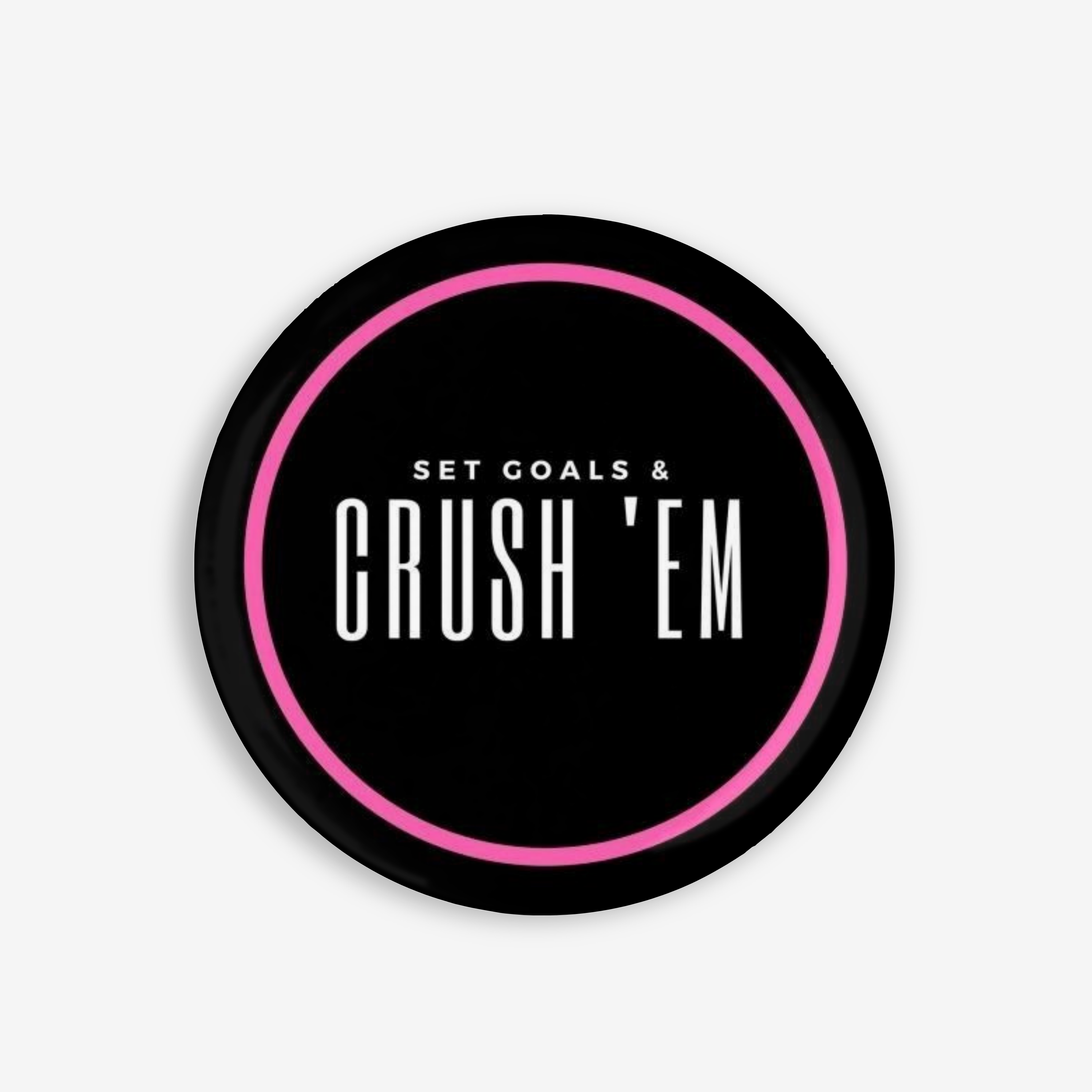 Set Goals - Button Pin / Magnet