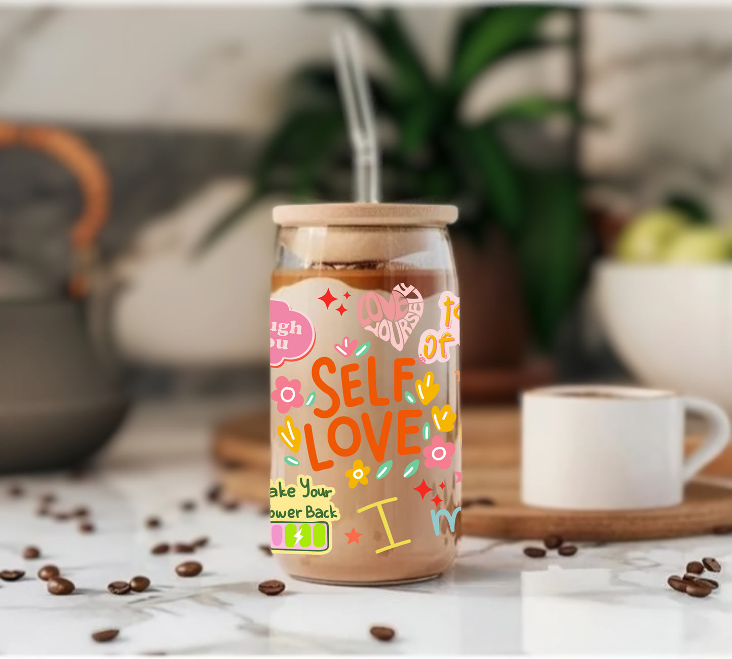 Self Love - Glass Tumbler
