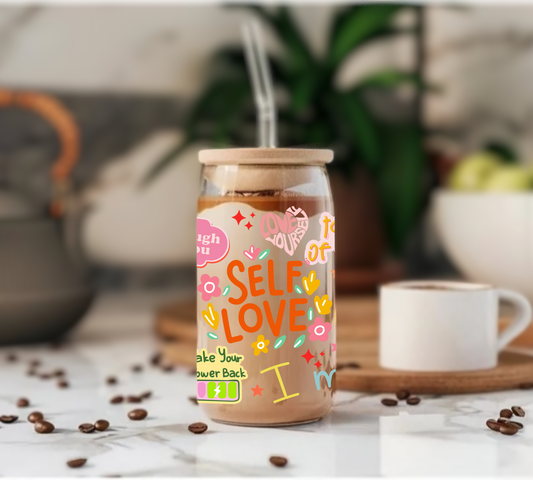 Self Love - Glass Tumbler