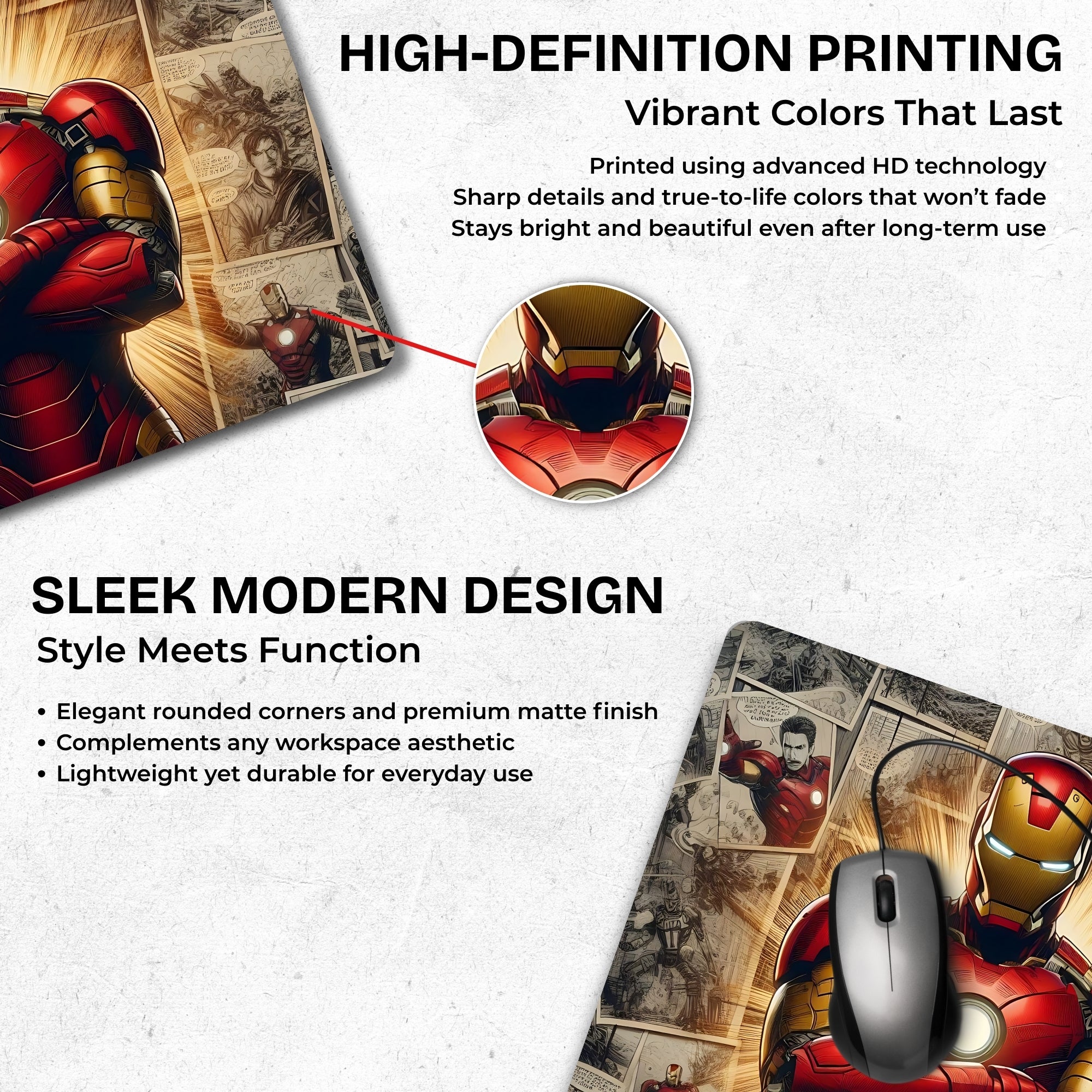 Iron Man – Arc Reactor Mouse Pad