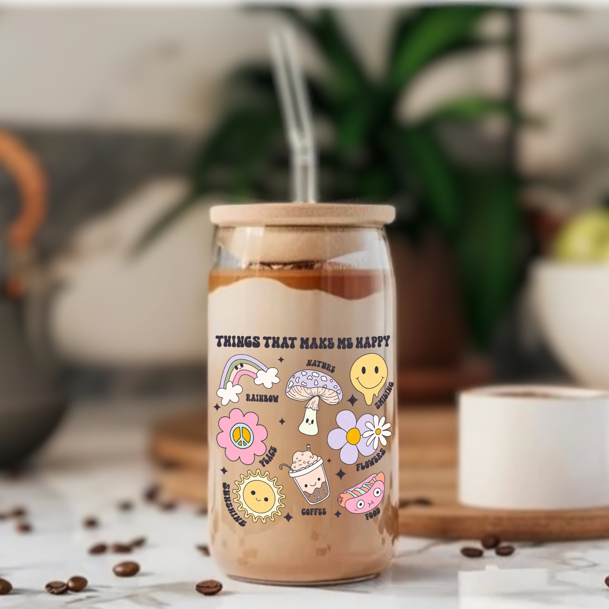 Things That Make Me Happy - Glass Tumbler