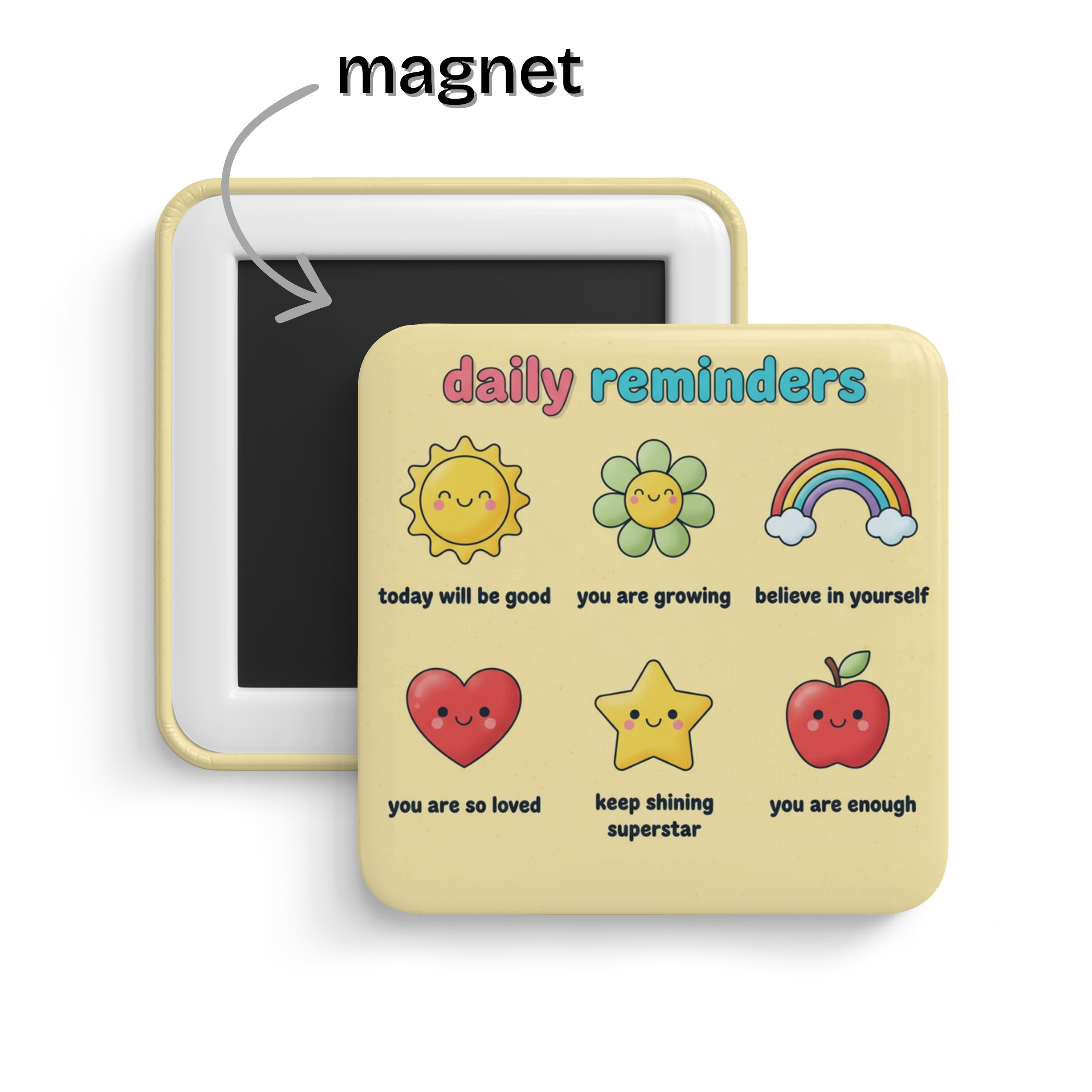 Daily Reminders Fridge Magnet