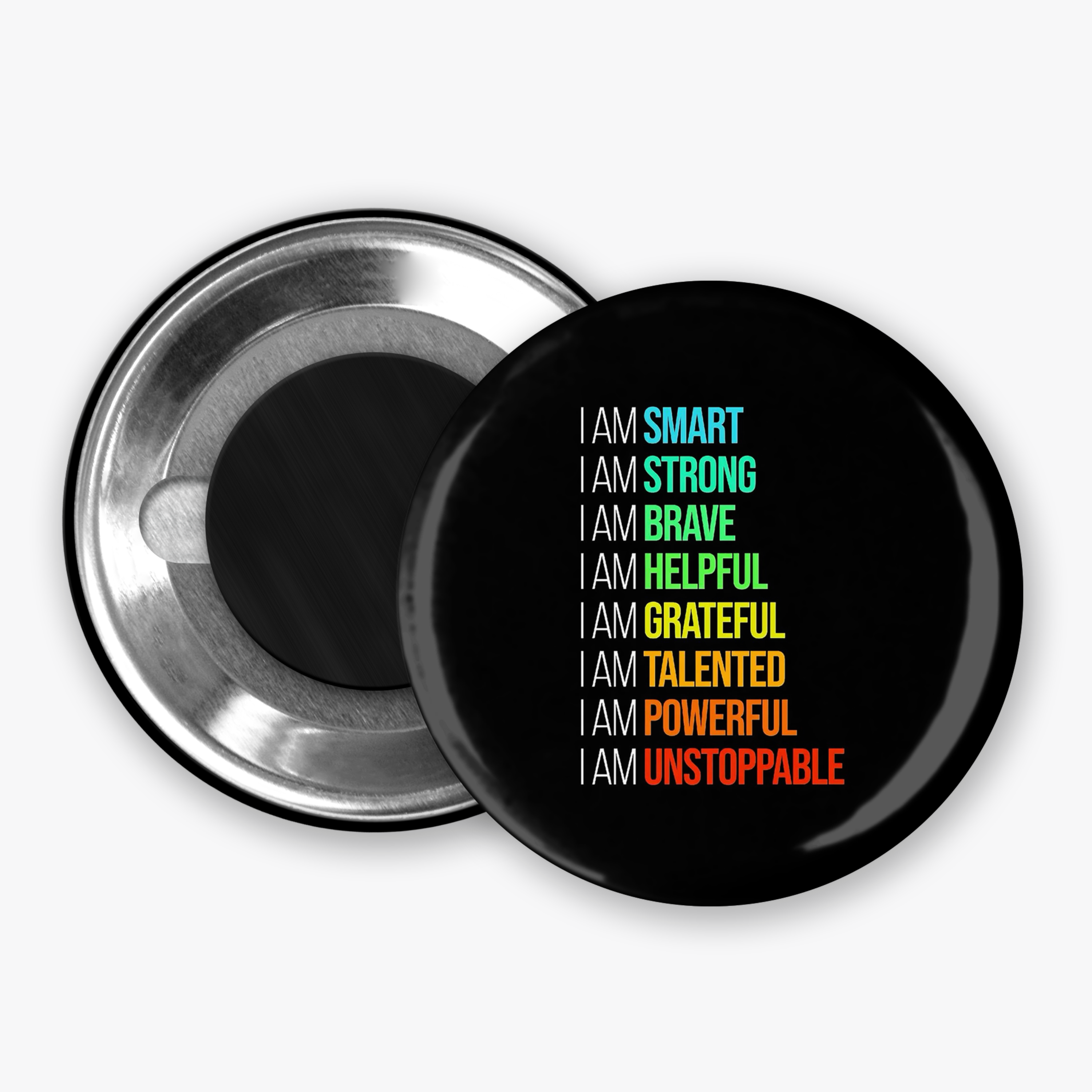 Everyday Affirmations - Button Pin / Magnet