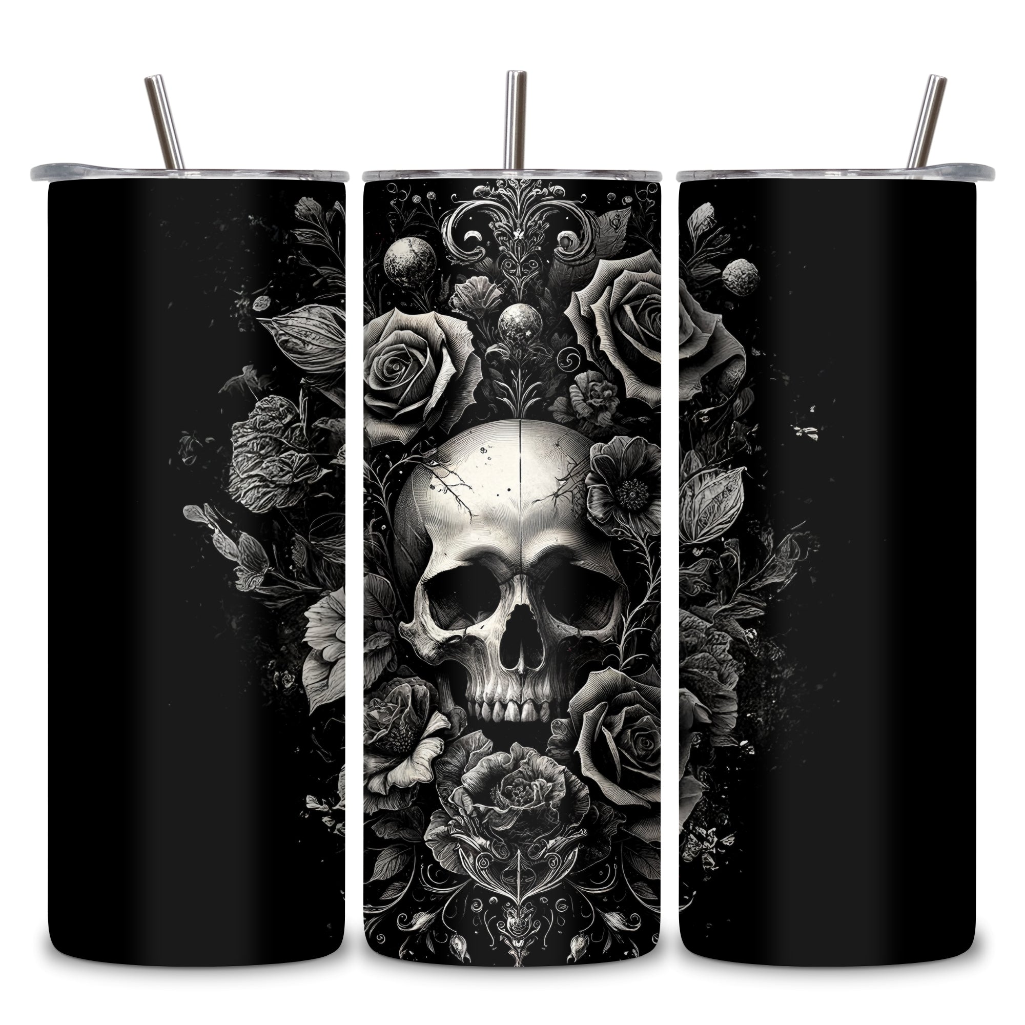 Gothic Themed Stainless Steel Vacuum Insulated Tumbler