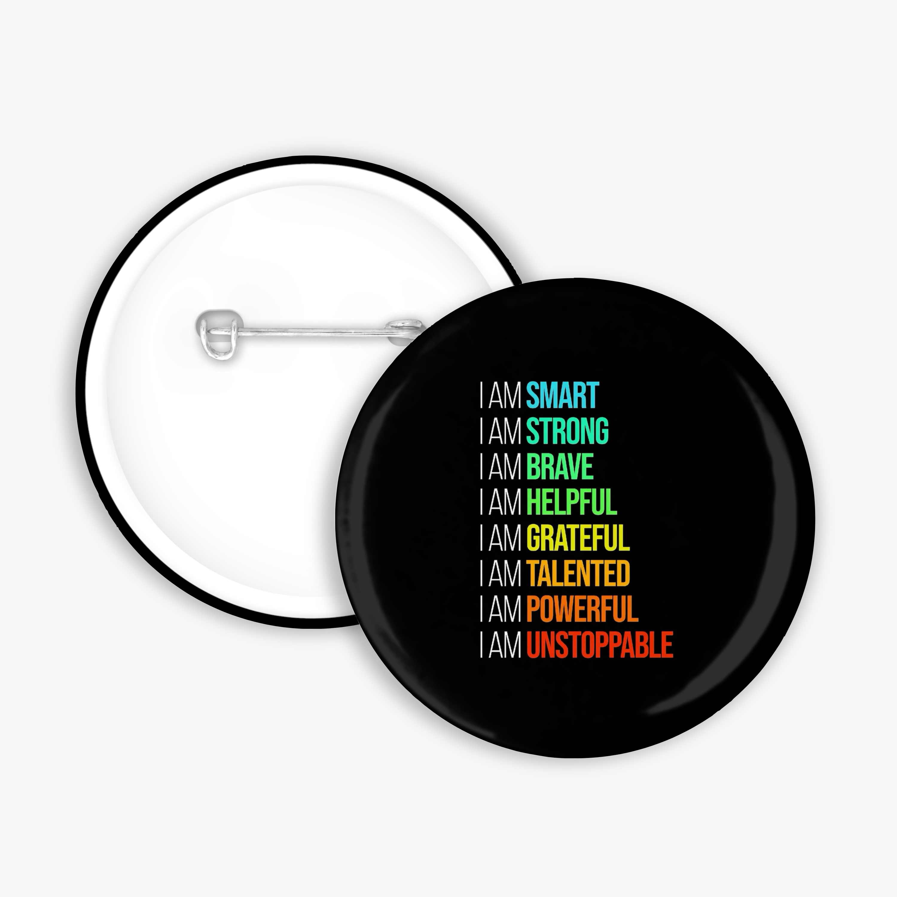 Everyday Affirmations - Button Pin / Magnet