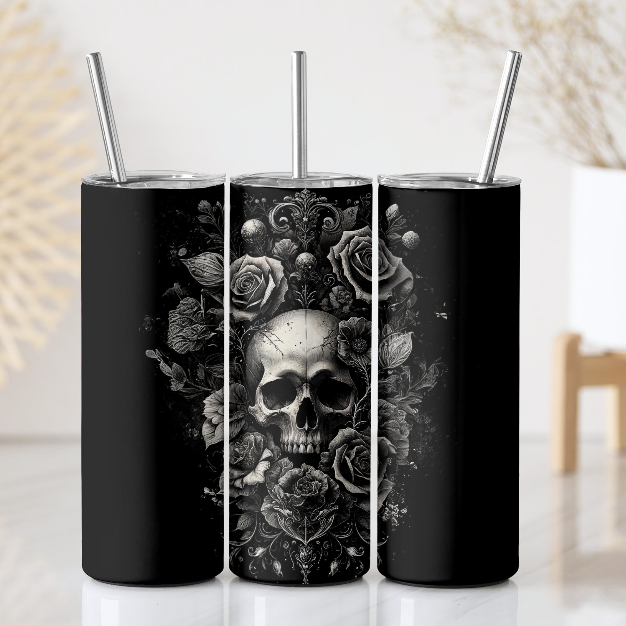 Gothic Themed Stainless Steel Vacuum Insulated Tumbler