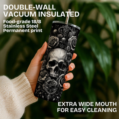 Gothic Themed Stainless Steel Vacuum Insulated Tumbler