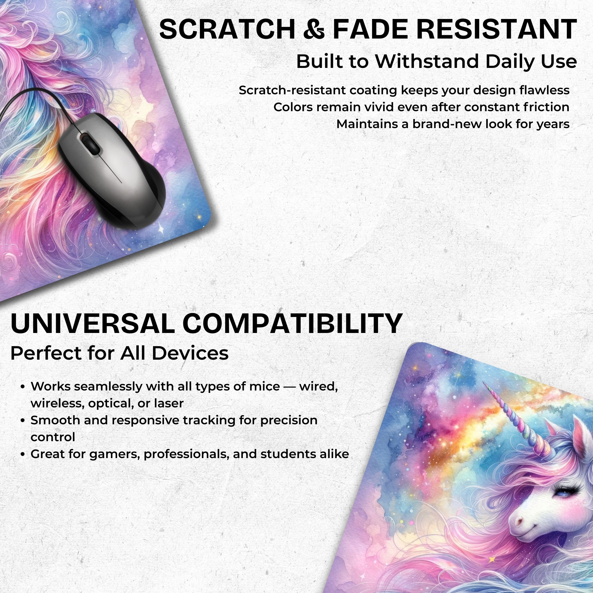 Dreamy Unicorn Mouse Pad