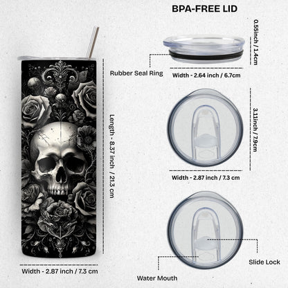 Gothic Themed Stainless Steel Vacuum Insulated Tumbler