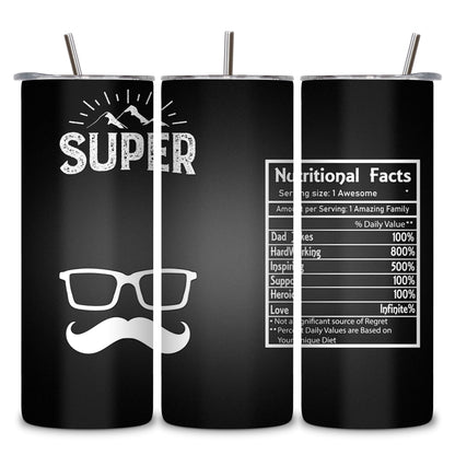 Super D Themed Stainless Steel Vacuum Insulated Tumbler