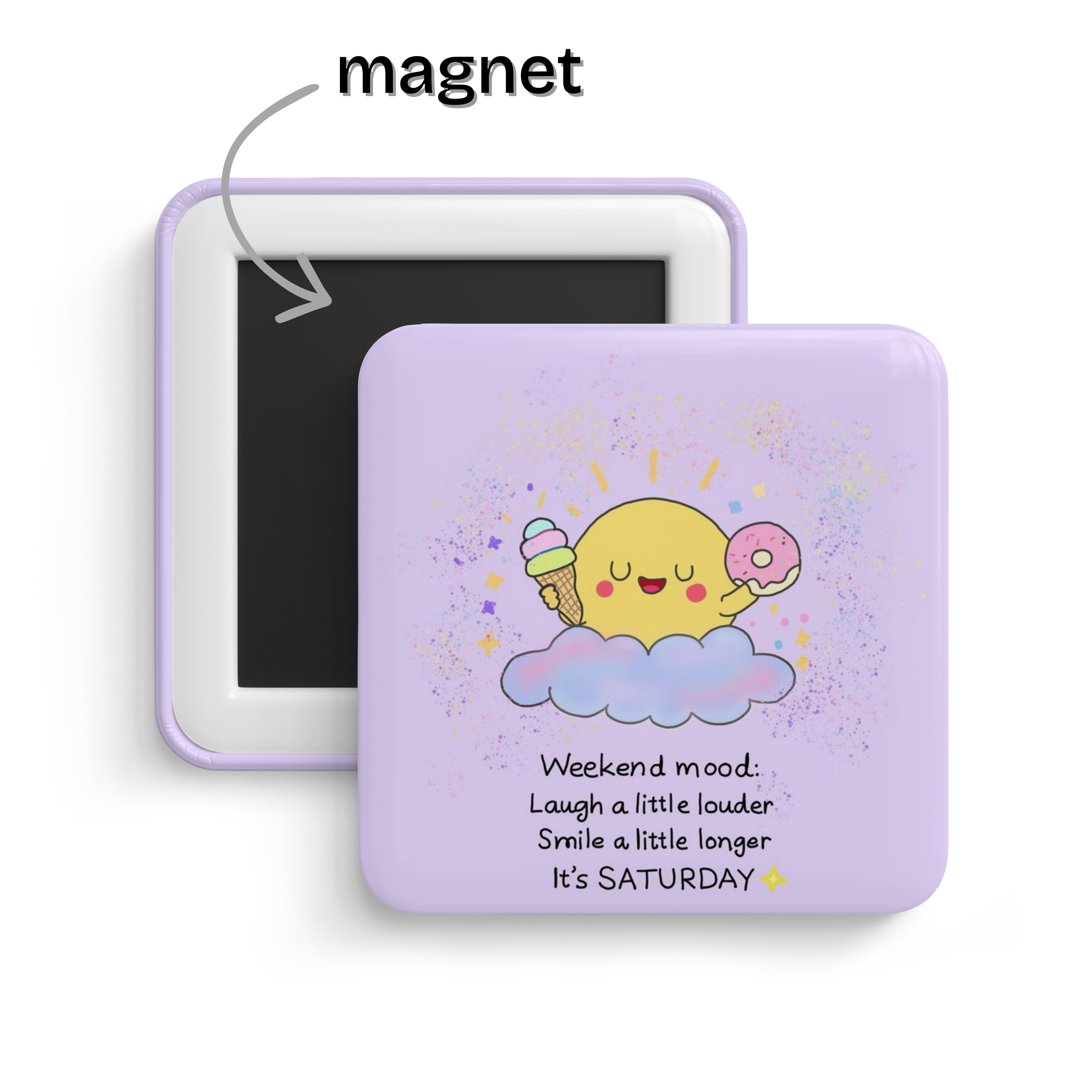 Weekend Mood Fridge Magnet