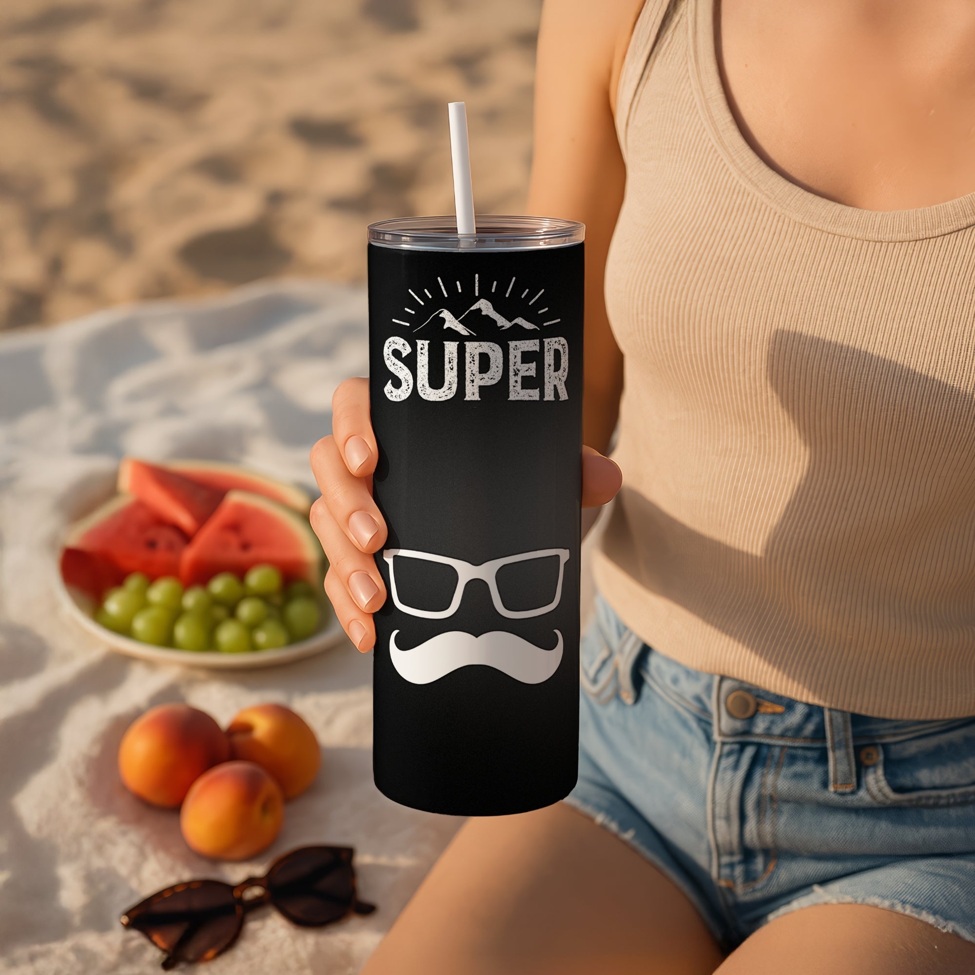 Super D Themed Stainless Steel Vacuum Insulated Tumbler