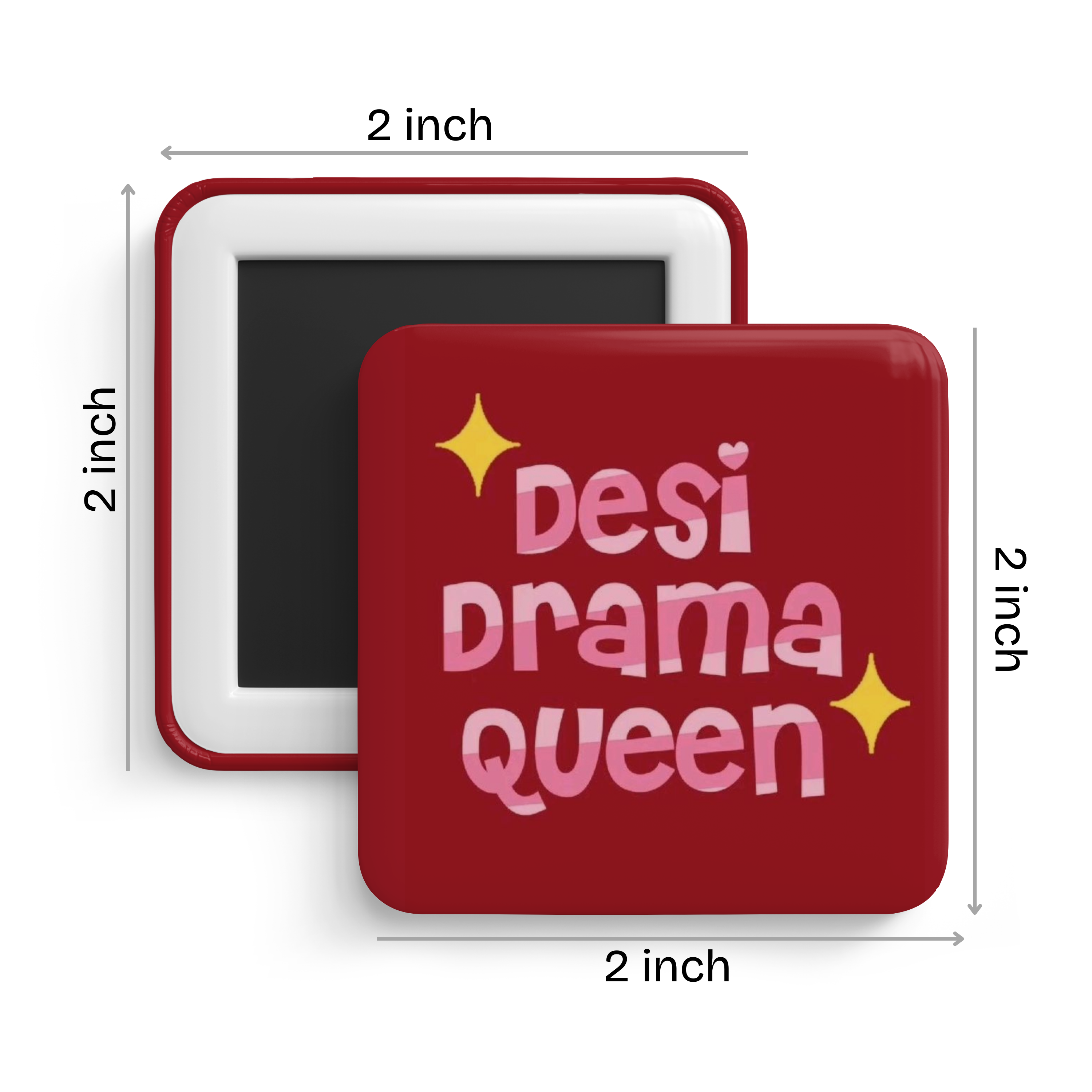 Desi Drama Queen Fridge Magnet