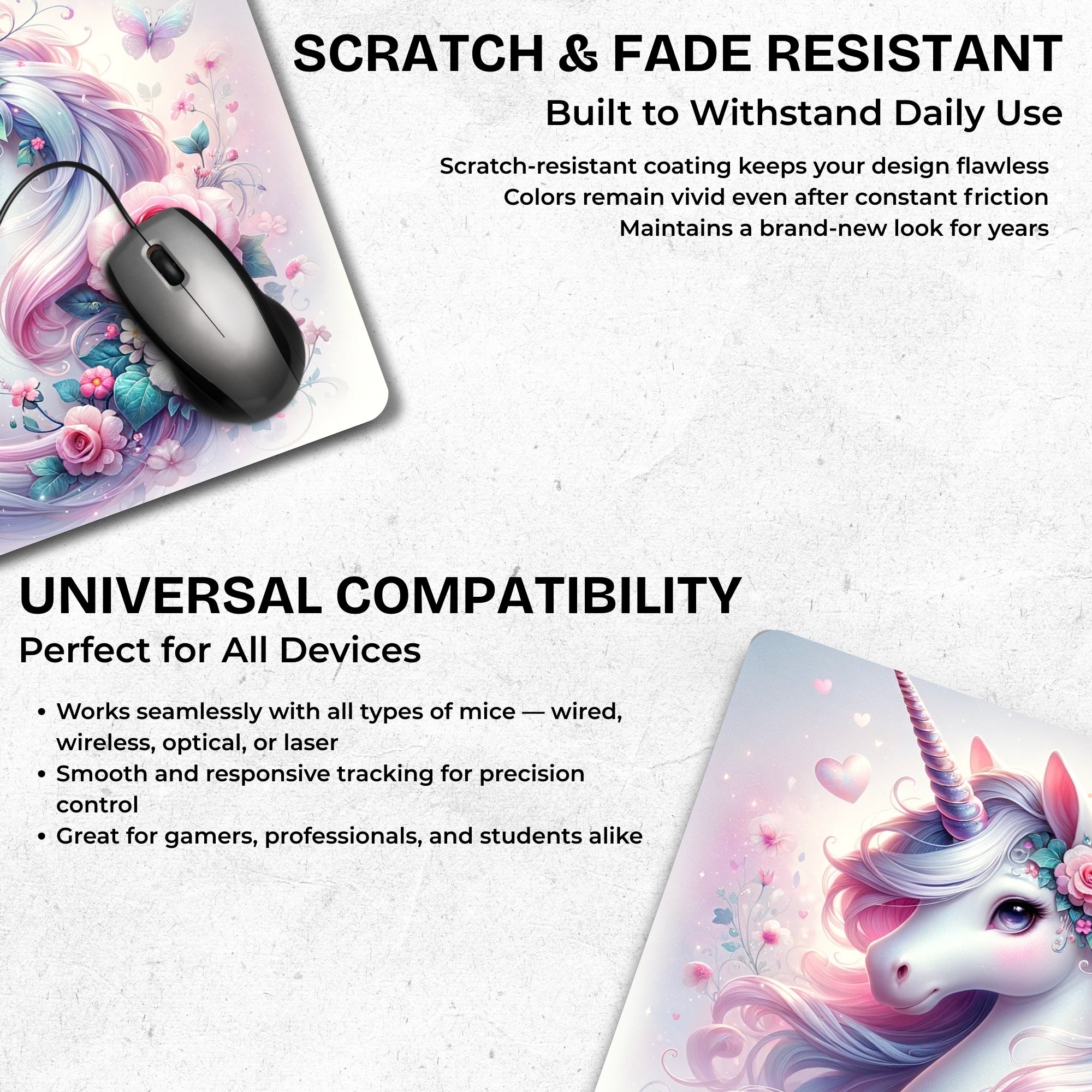 Magical Unicorn Mouse Pad