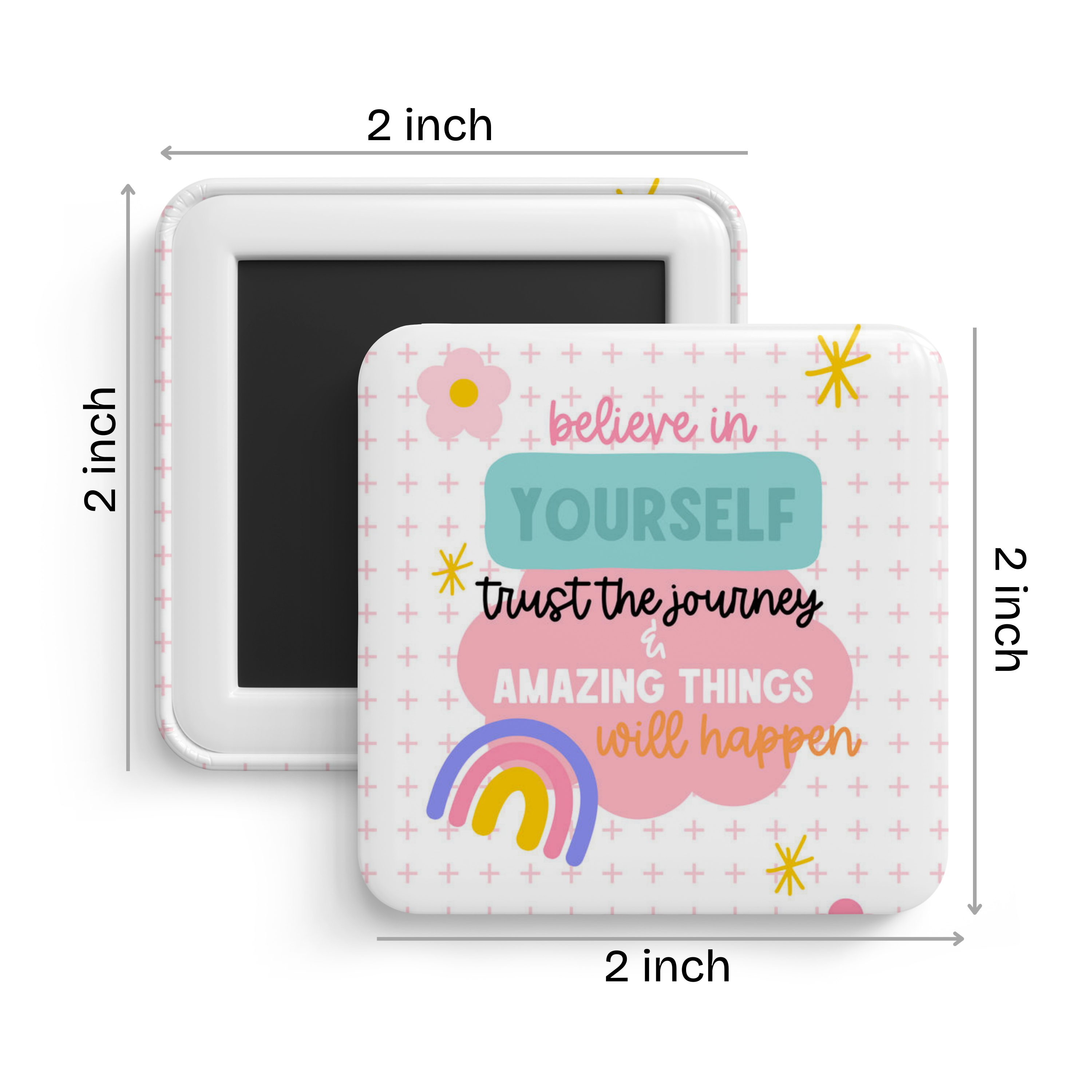 Brave Steps Fridge Magnet