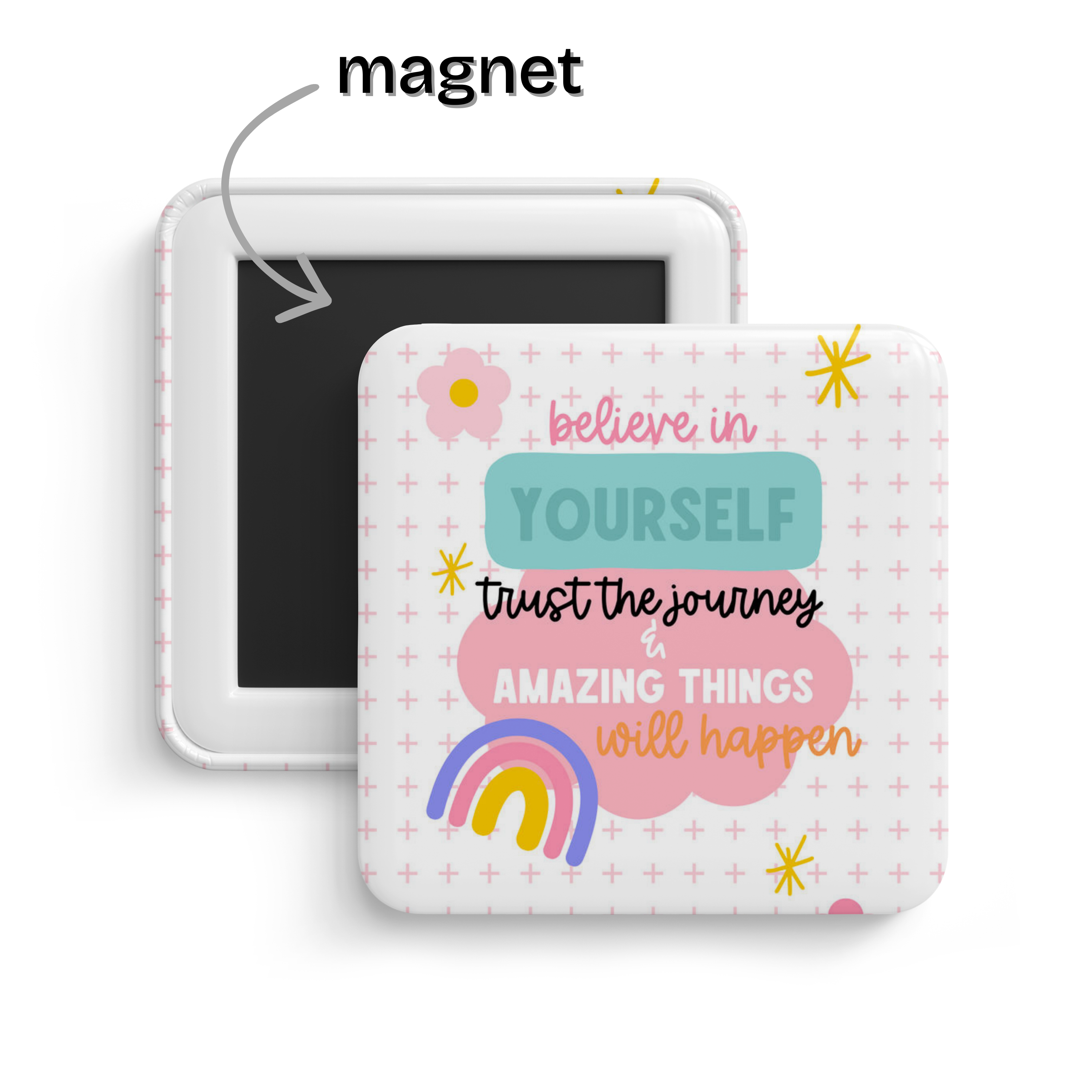 Brave Steps Fridge Magnet