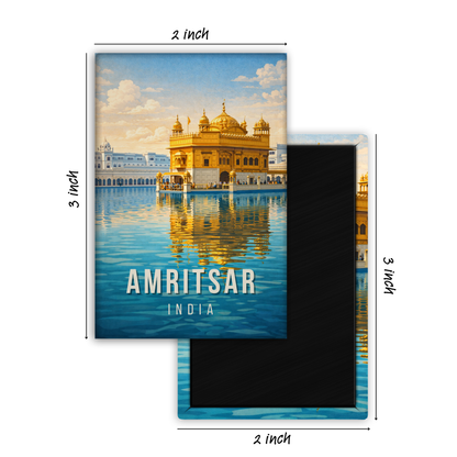 Destination: Amritsar Fridge Magnet