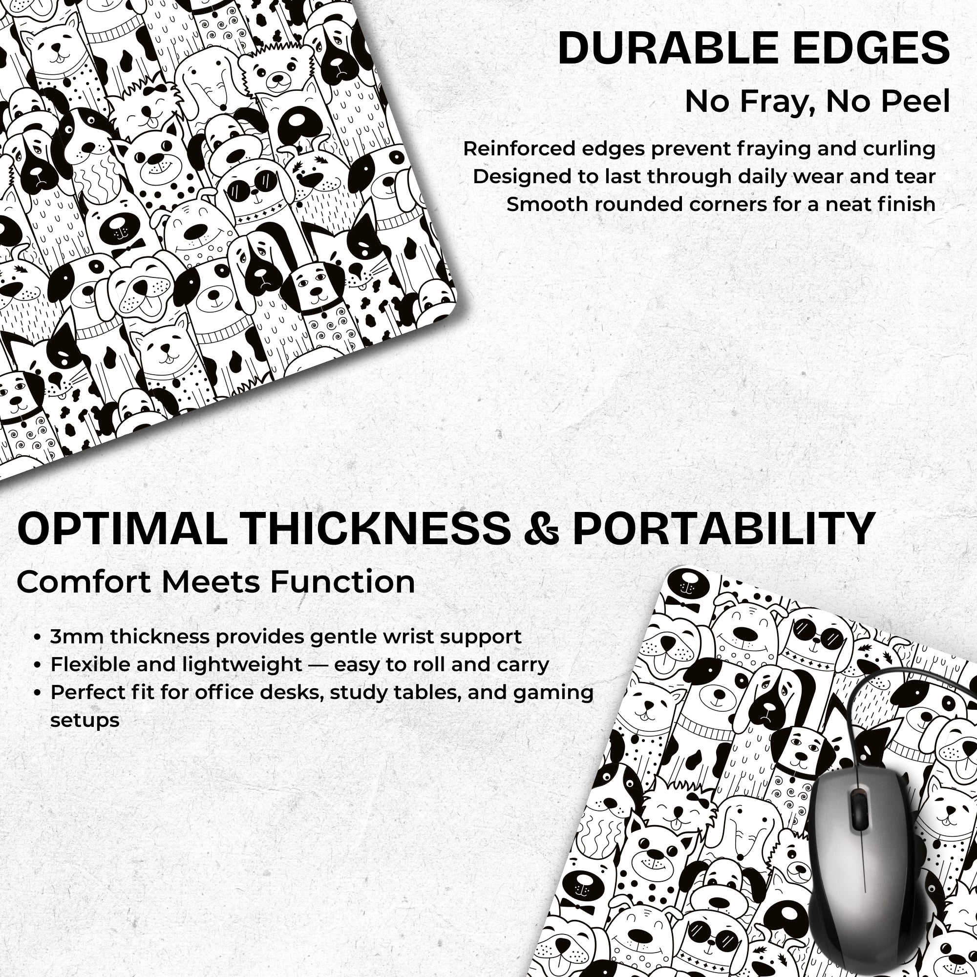 The Canine Edit Mouse Pad