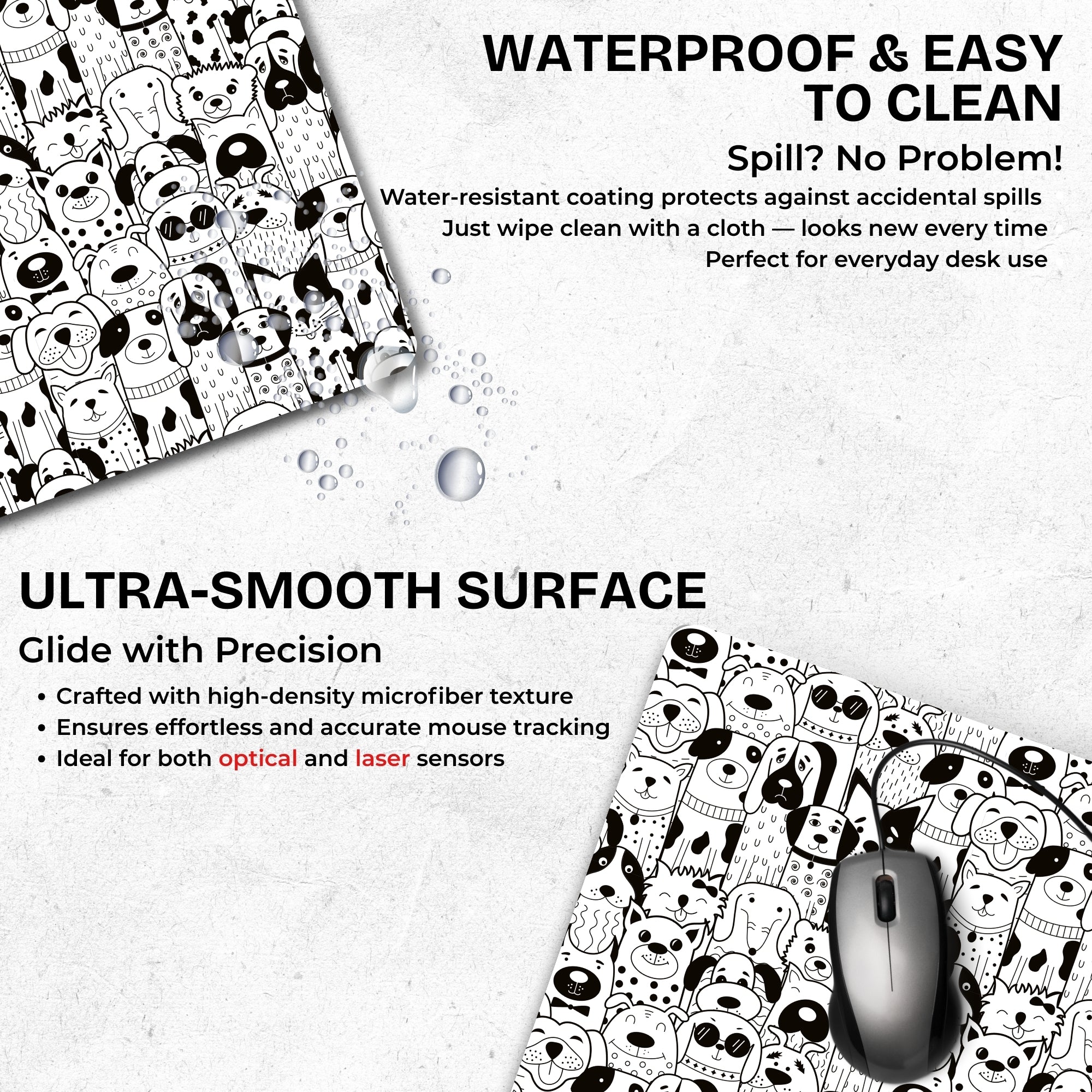 The Canine Edit Mouse Pad