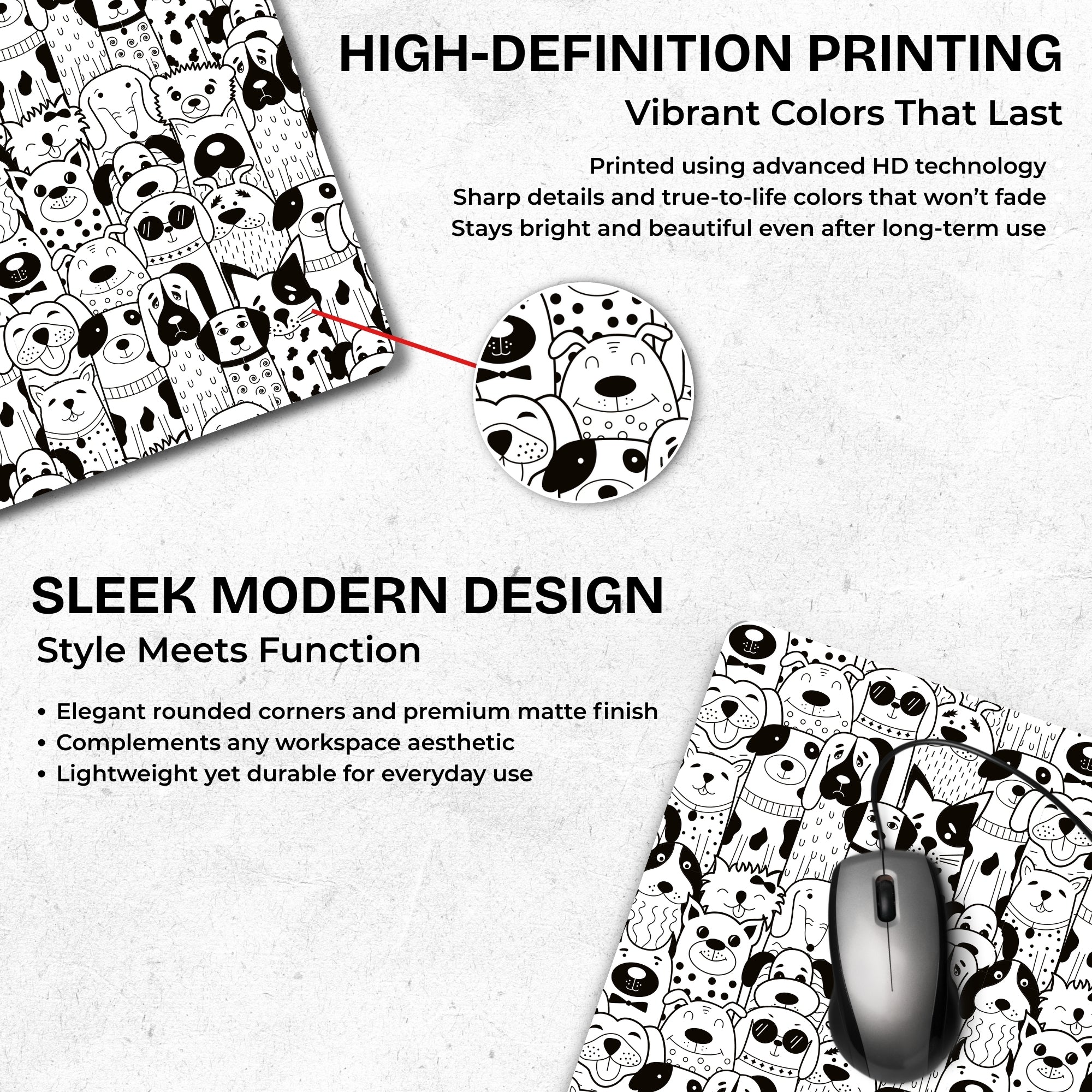 The Canine Edit Mouse Pad