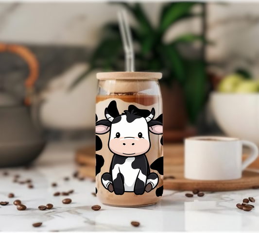 Moo - Glass Tumbler