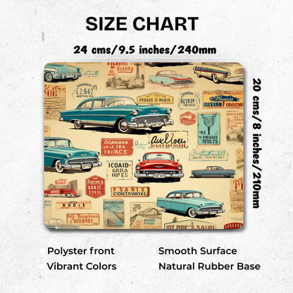 Retro Garage Mouse Pad