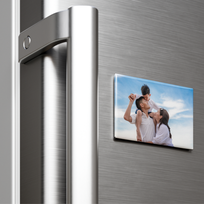 Rectangle Button Photo Magnets - 2x3 inch