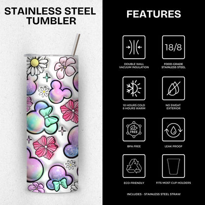 Mickey Ears Stainless Steel Vacuum Insulated Tumbler