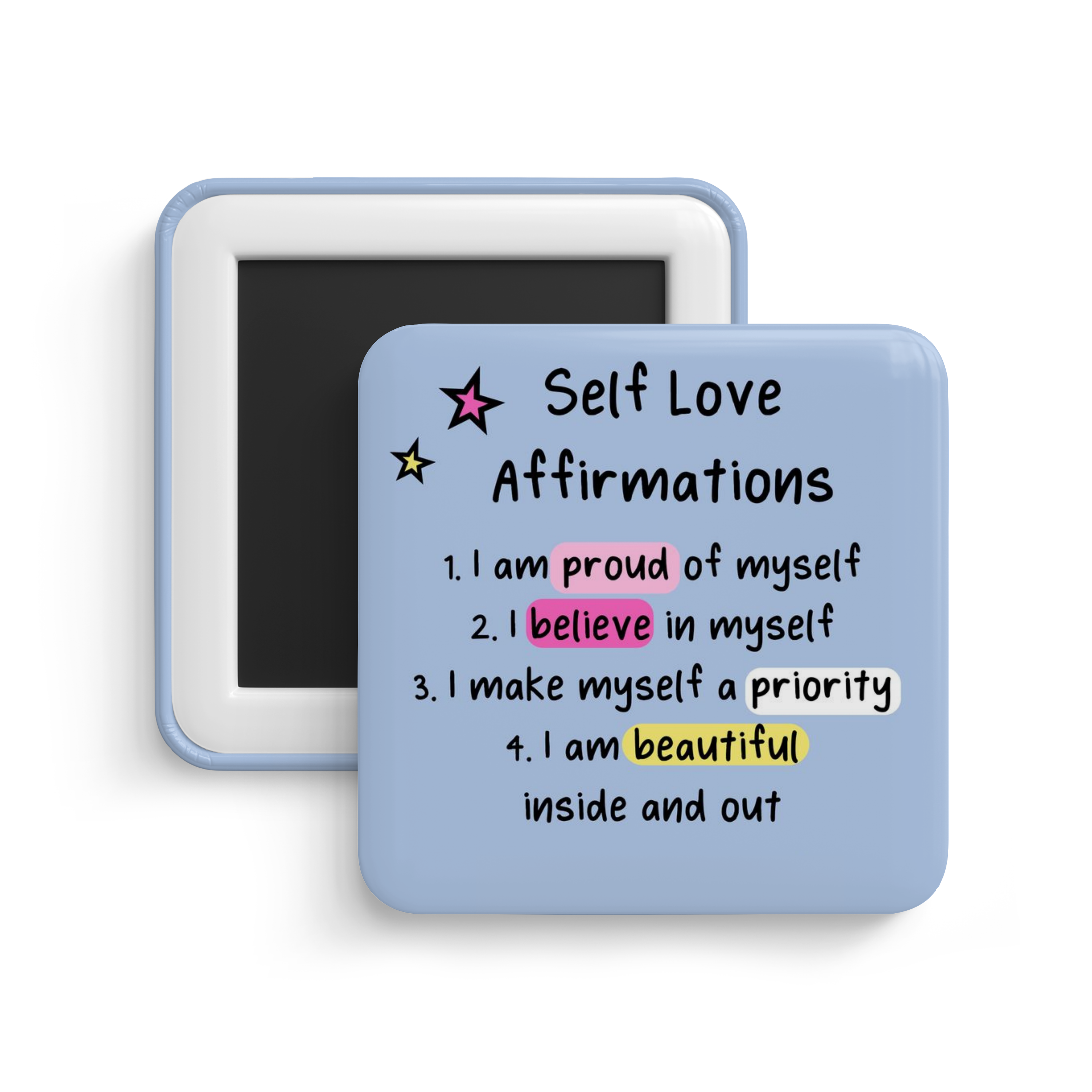 Self Love Affirmations Fridge Magnet