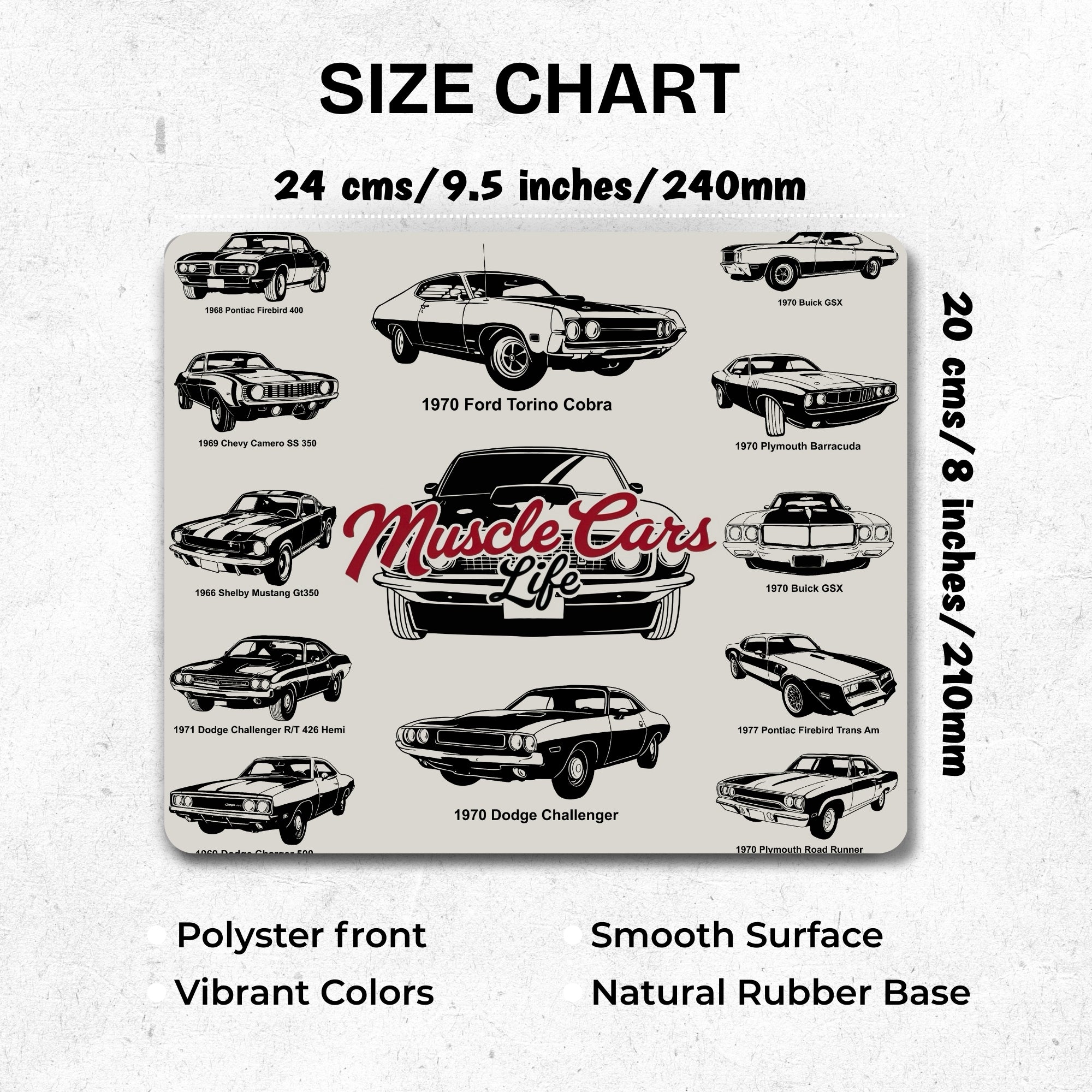 Timeless Cars Mouse Pad