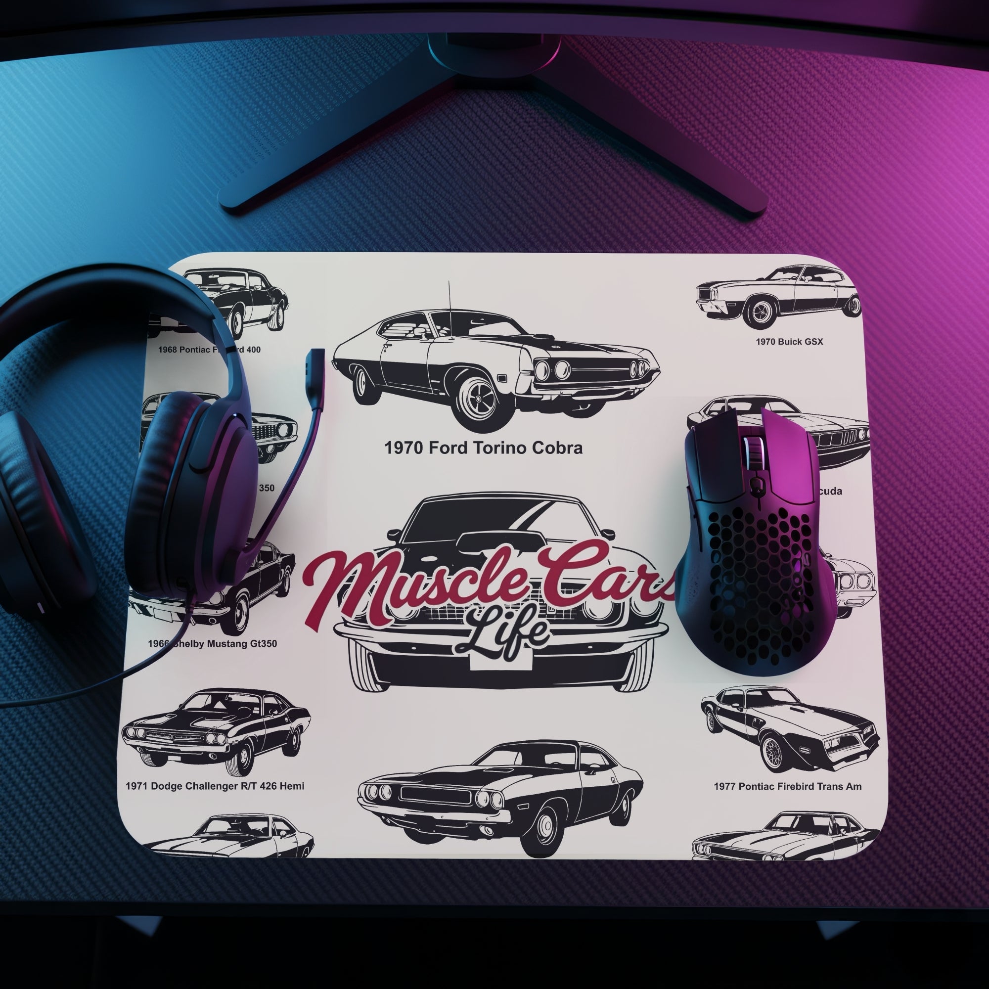 Timeless Cars Mouse Pad